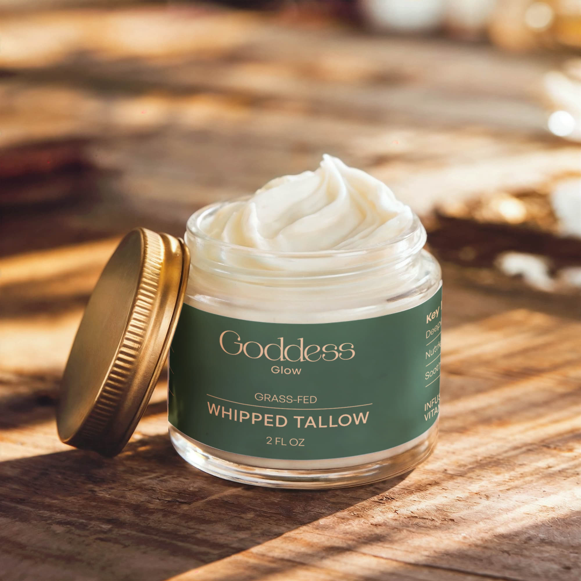 Whipped Grass-Fed Tallow Balm with Vanilla Bean BeautyBoss