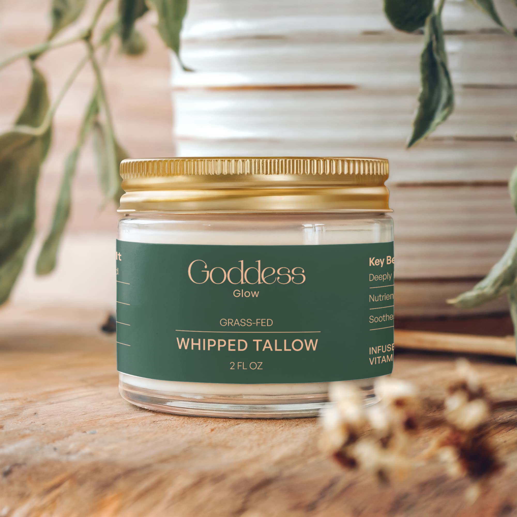 Whipped Grass-Fed Tallow Balm with Vanilla Bean BeautyBoss