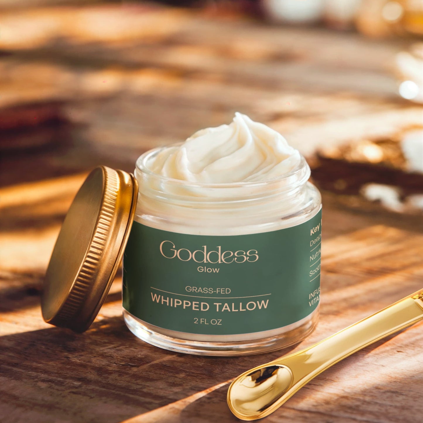 Whipped Grass-Fed Tallow Balm with Vanilla Bean BeautyBoss